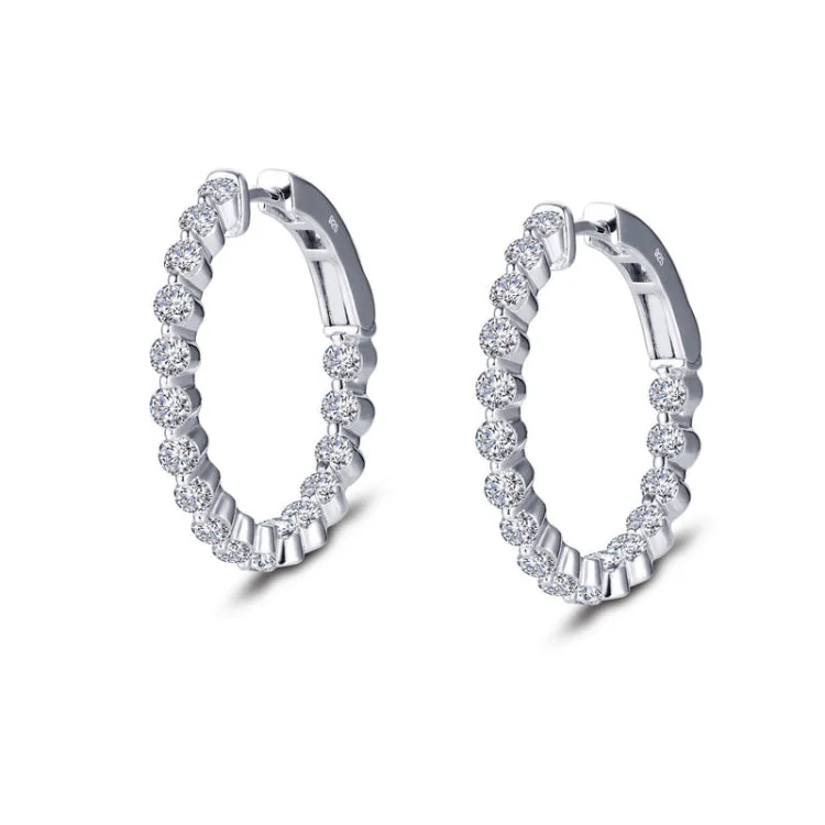 Chunky Statement Earrings for Bold Style-25 mm Hoop Earrings