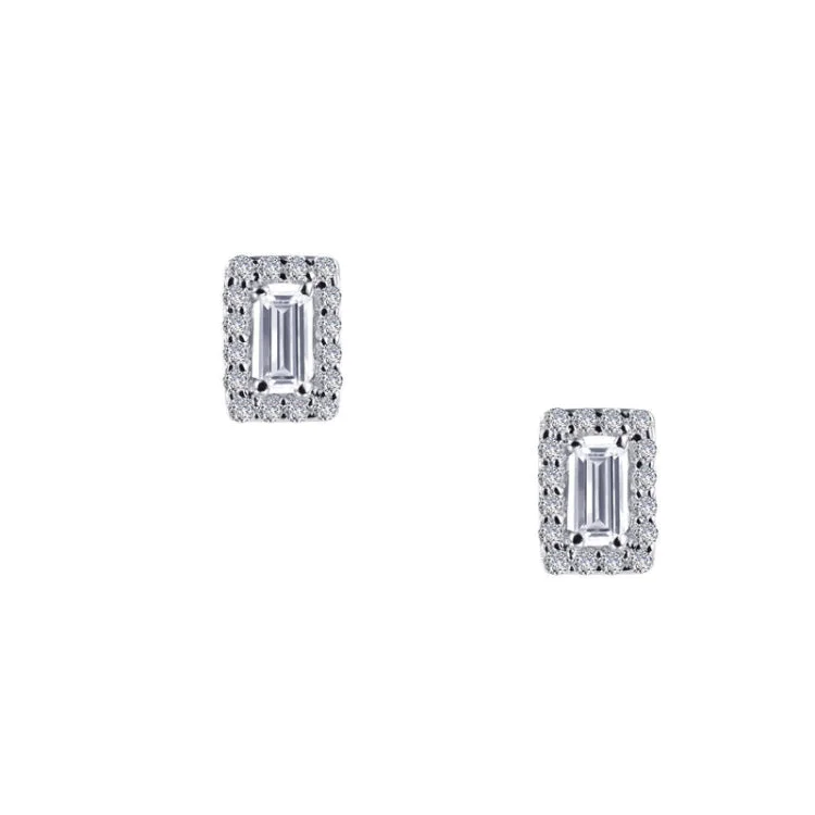 Sparkling Earrings for Bold Fashion-0.52 CTW Halo Stud Earrings