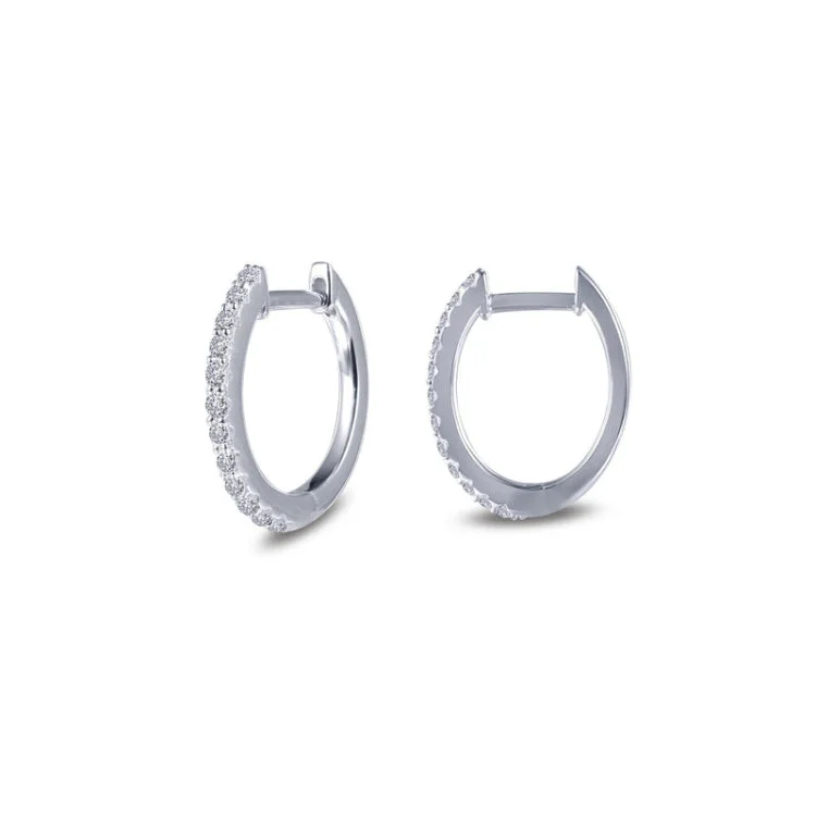 Small Hoop Earrings for Daily Wear-10 mm x 11 mm Oval Huggie Hoop Earrings