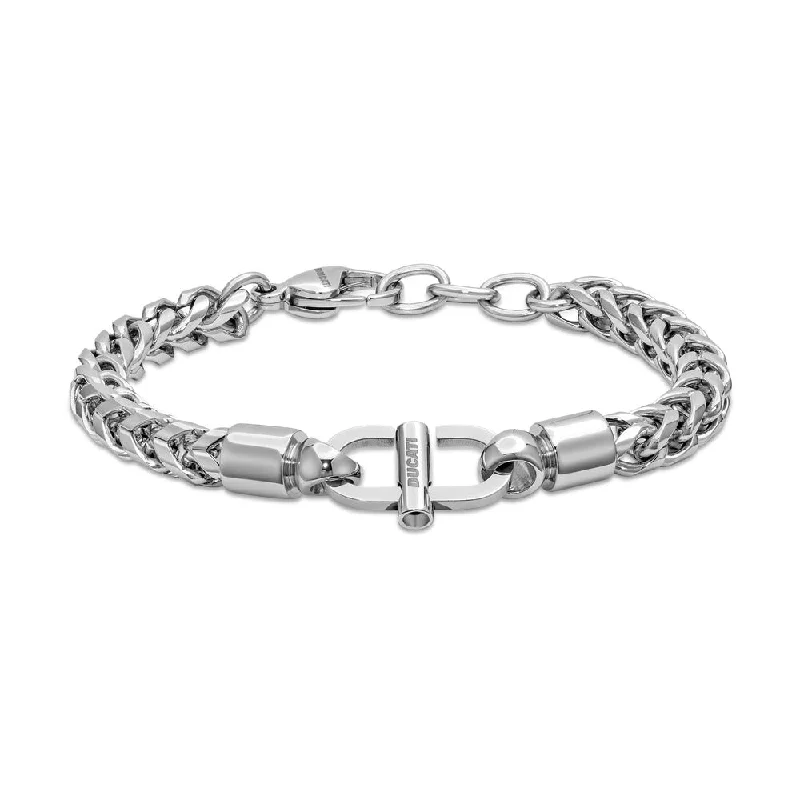 Elegant Silver Bracelet for Wedding-Men Tuono Silver Bracelet