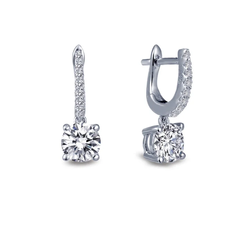 Classic Earrings for Every Occasion-Solitaire Dangle Earrings