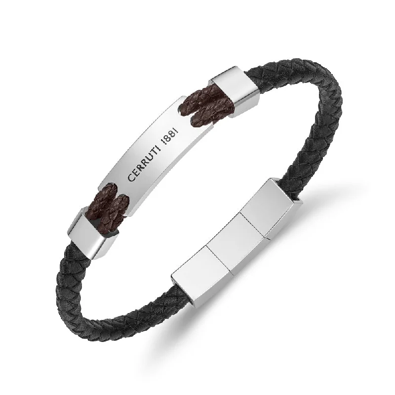 Adjustable Bracelet for Casual Looks-Men Alessandro Silver Bracelet