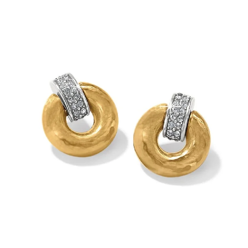 Beautiful Diamond Earrings for Women-Brighton : Meridian Geo Mini Post Drop Earrings