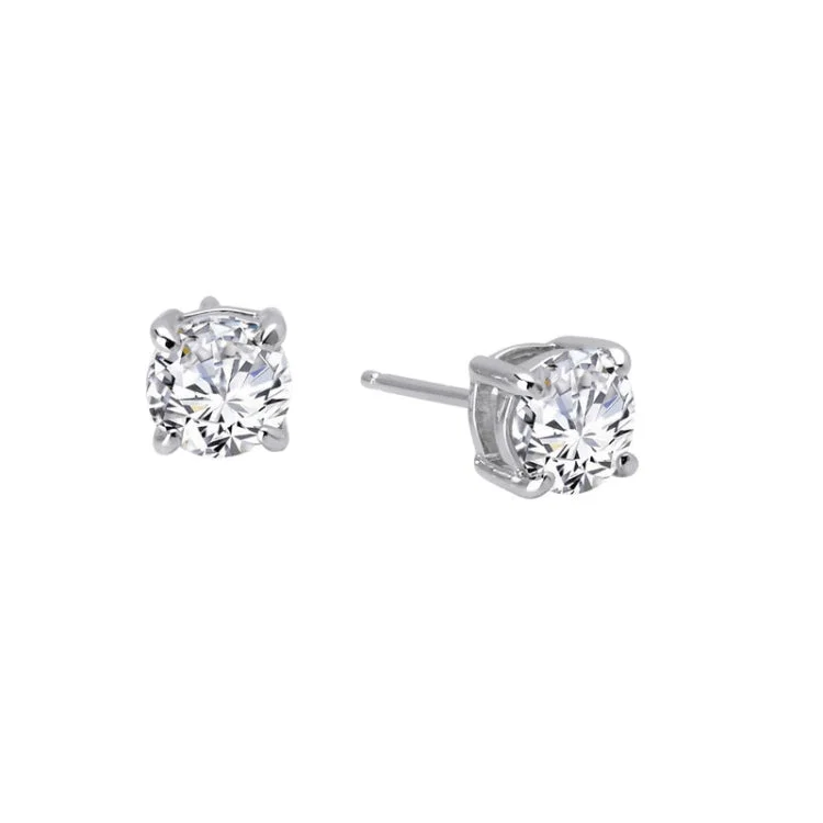 Elegant Earrings for Formal Wear-2.5 CTW Solitaire Stud Earrings