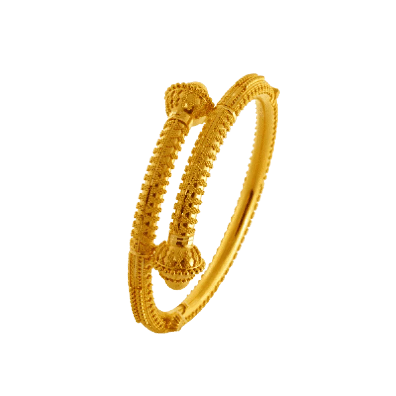 Beautiful Rose Gold Bangles for Fashionistas-22KT Yellow Gold Bangle For Women