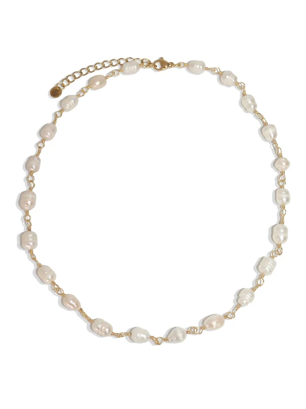 Elegant Necklace for Bridesmaids-Perla Necklace