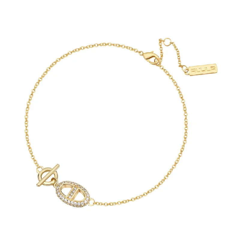 Luxury Bracelets with Diamond Accents-Women Gold Bracelet