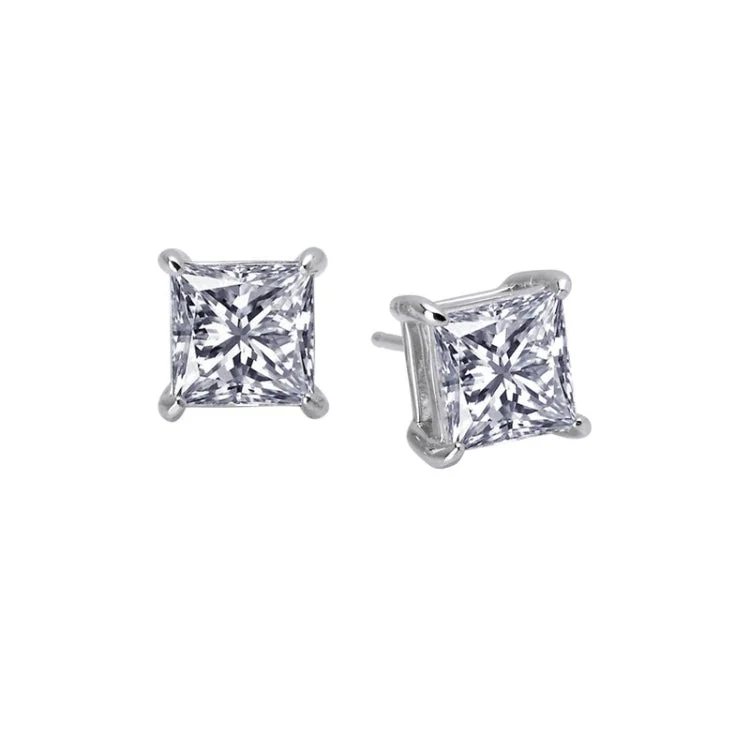 Geometric Earrings for Women-4 CTW Solitaire Stud Earrings