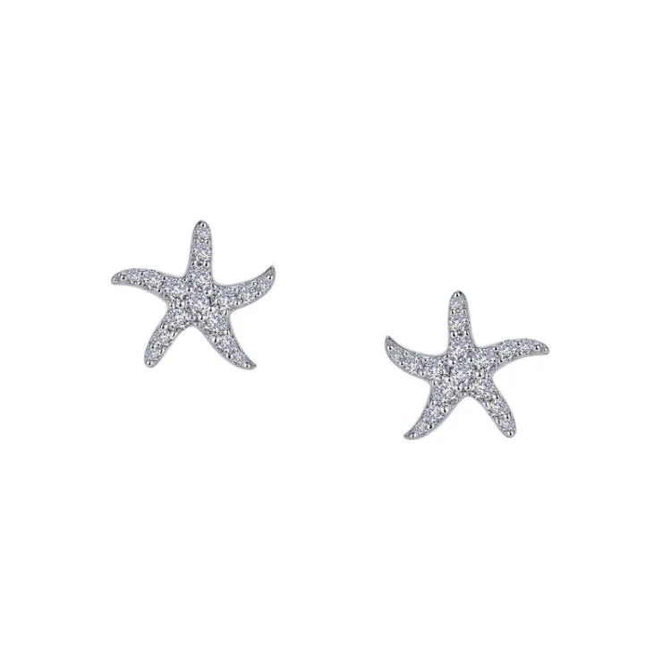 Elegant Stud Earrings for Casual Wear-Starfish Stud Earrings