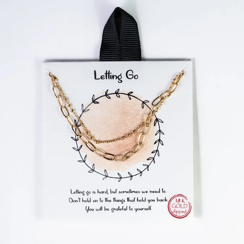 Pearl Necklace for Brides-Letting Go Necklace