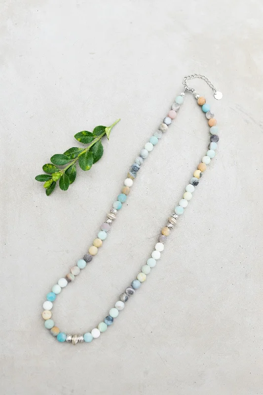 Handcrafted Gemstone Necklace for Gifts-Amazonite Necklace