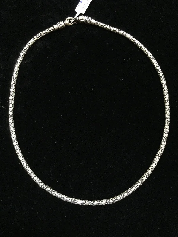 Elegant Chain Necklace for Weddings-92.5% Silver Necklace