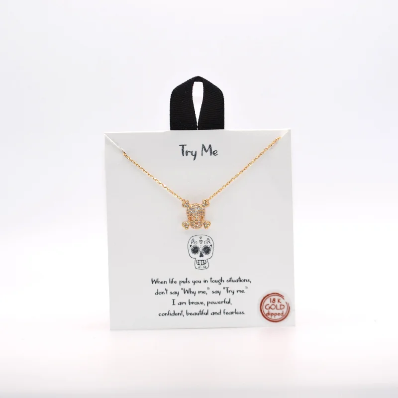 Long Pendant Necklace-Try Me Necklace