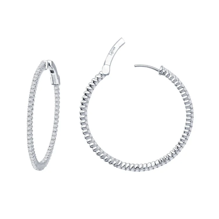 Bright Earrings for Daytime Looks-30 mm Hoop Earrings