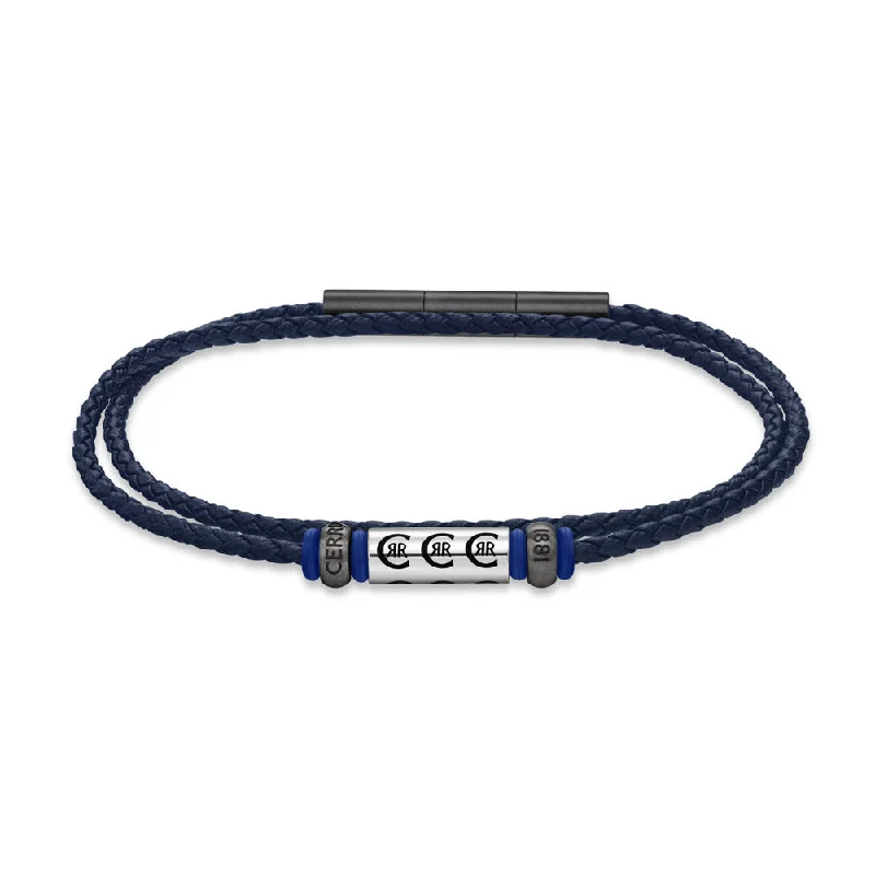 Beautiful Gemstone Bracelet for Special Occasions-Men Abriana Blue / Gunmetal Bracelet