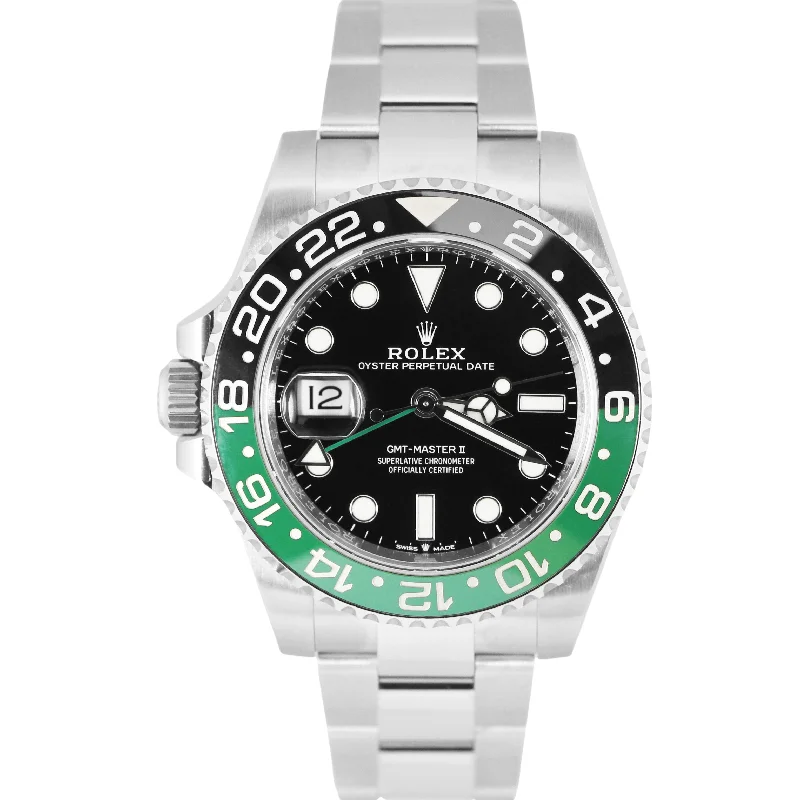 Luxury Watches for Special Events and Gifting-NEW JULY 2023 PAPERS Rolex GMT-Master II SPRITE GREEN 126720 VTNR Watch B+P