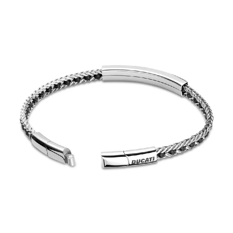 Handcrafted Bangle Bracelets for Gifts-Men Catena Silver Bracelet