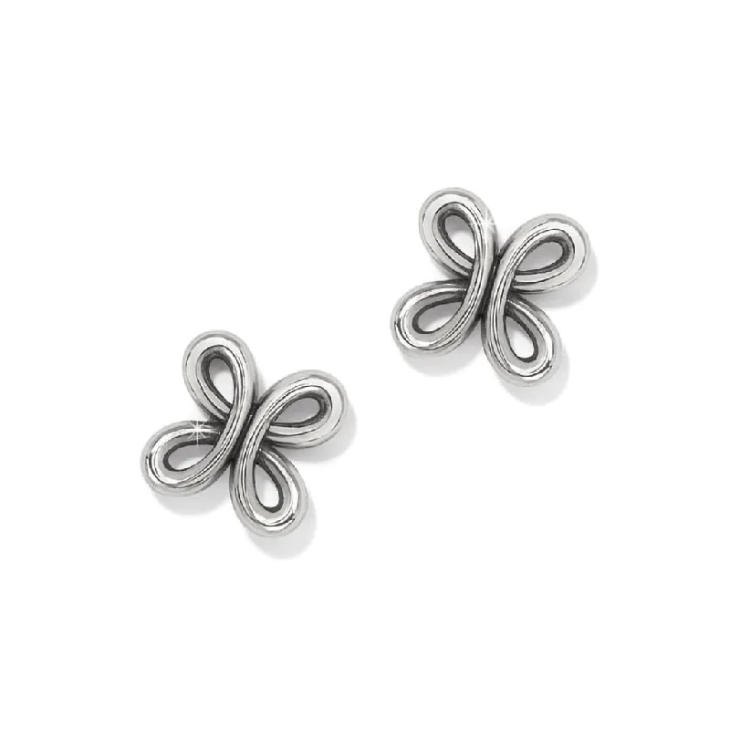 Creative Earrings for Trendy Looks-Brighton : Interlok Curve Post Earrings