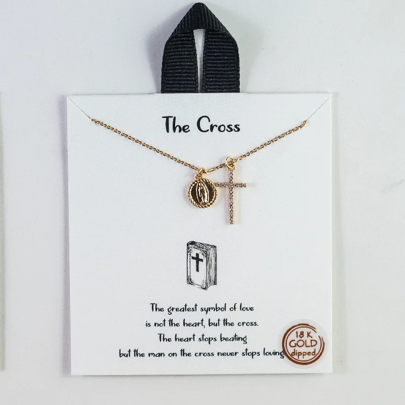 Personalized Heart Necklace for Moms-The Cross Necklace