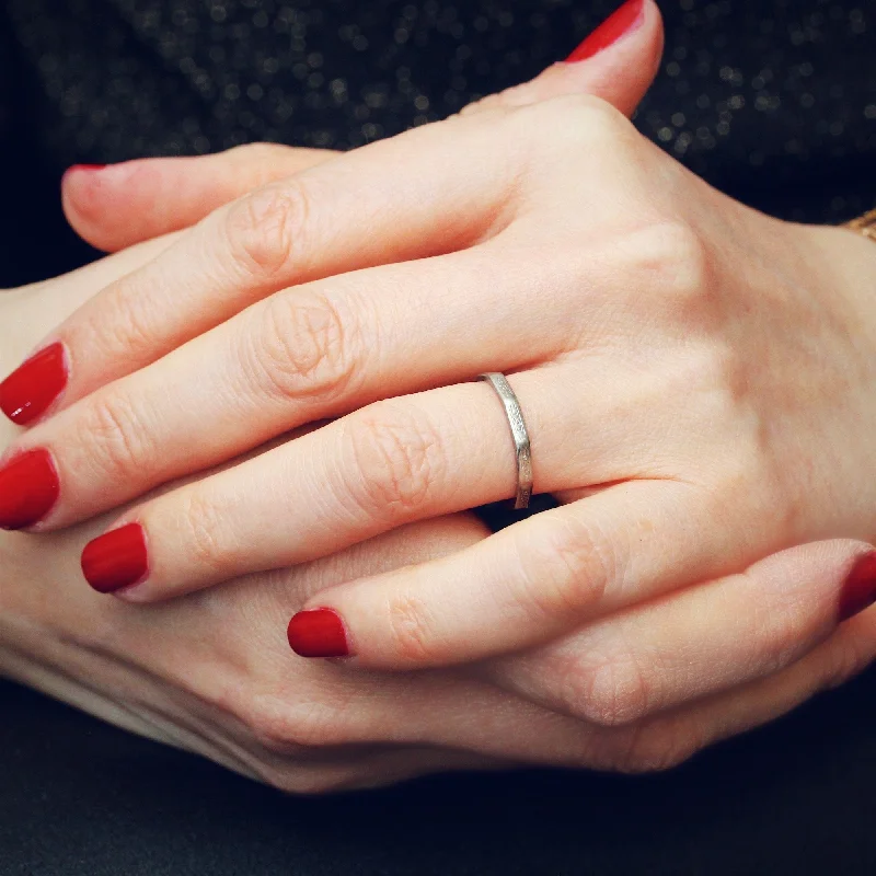 Multi-Stone Ring for Fashion Lovers-Vintage Date 1949 Size N/6.75 White Gold Wedding Ring