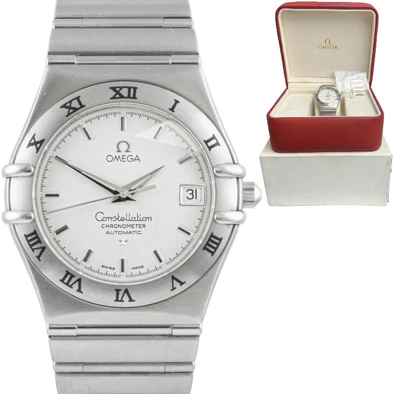 Women's Watches with Elegant Design-Omega Constellation 368.1201 Stainless Double Eagle Automatic 35mm Watch w/ BOX