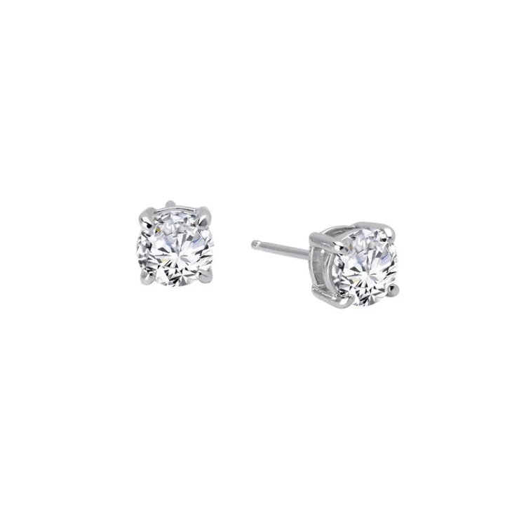 Beautiful Earrings for Weddings-1.32 CTW Solitaire Stud Earrings