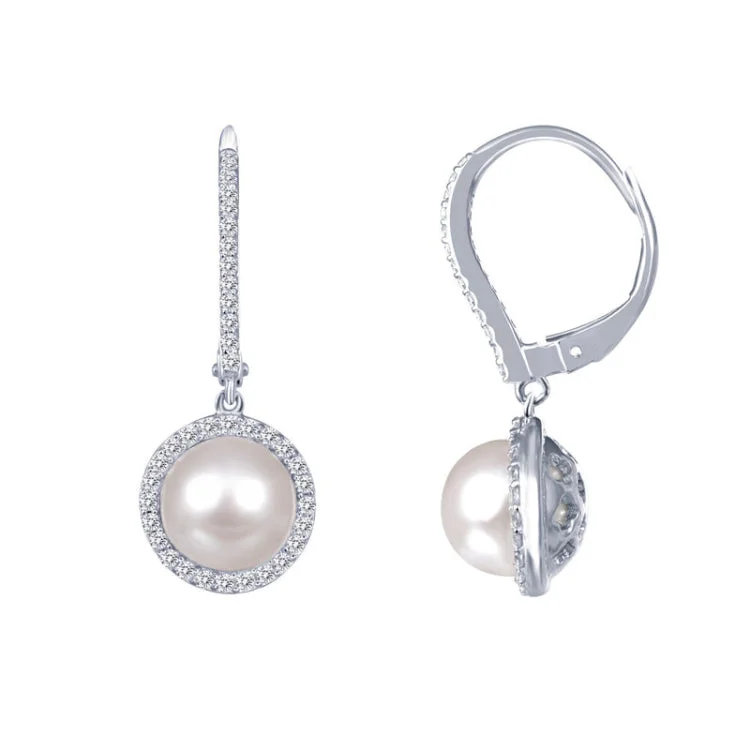 Pearl Stud Earrings for Brides-Cultured Freshwater Pearl Earrings