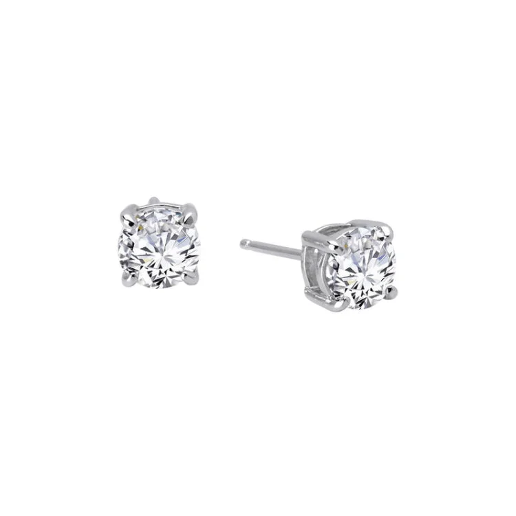 Handmade Earrings for Gifts-2 CTW Solitaire Stud Earrings