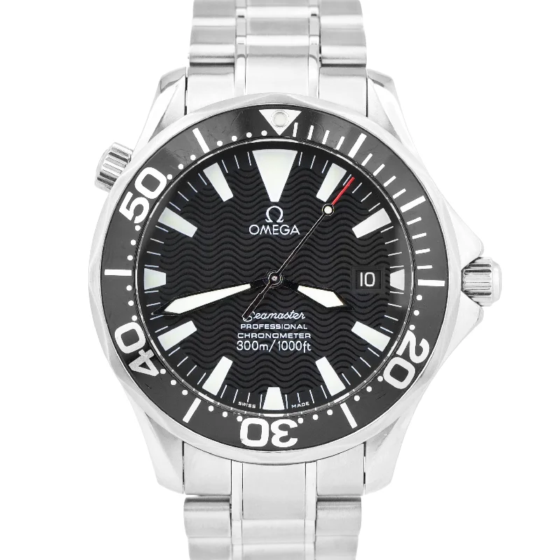 Chronograph Sports Watches for Professionals-Omega Seamaster Professional Sword Hands 300M 2254.50 41mm PAPERS Watch B+P