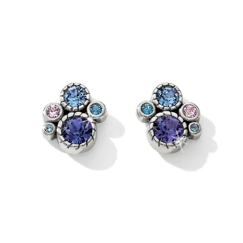 Statement Earrings for Special Occasions-Brighton - Halo Post Earrings