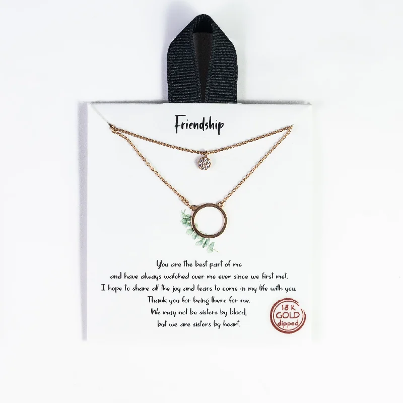 Unique Charm Necklace for Stylish Women-Friendship Necklace