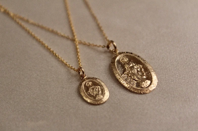 Necklaces with Initials-Mother Mary