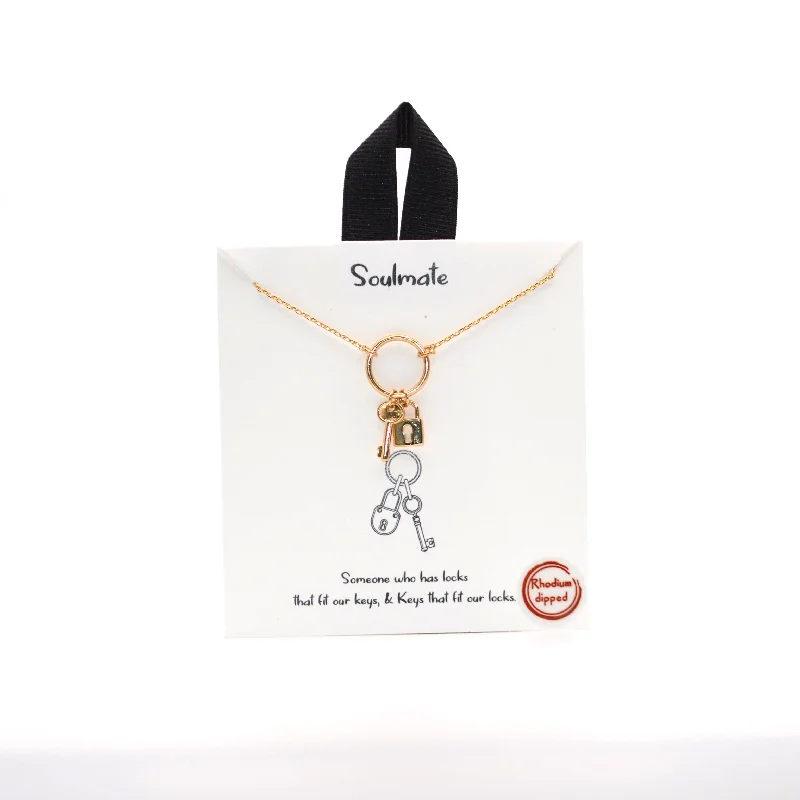 Rose Gold Necklace for Women-Endless Love Necklace (Soulmate)