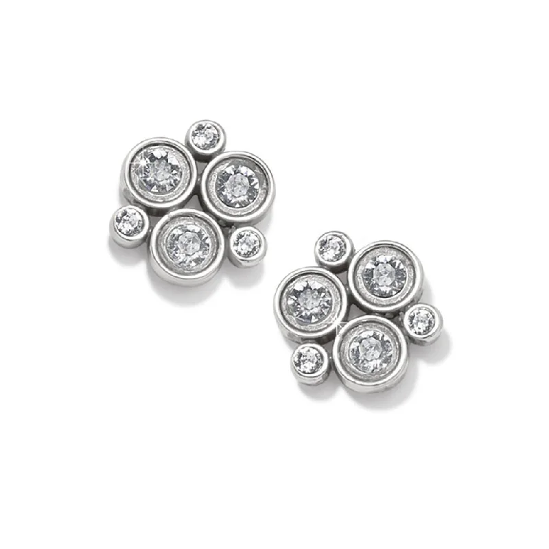 Customizable Earrings for Weddings-Brighton - Constella Cluster Post Earrings