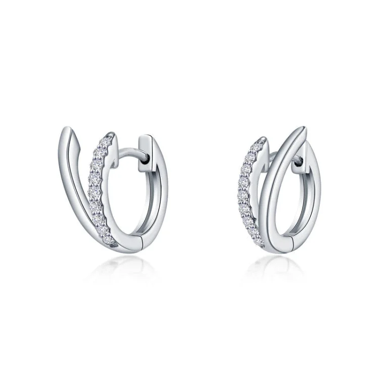 Funky Earrings for Casual Styles-V-Shaped Hugge Earrings