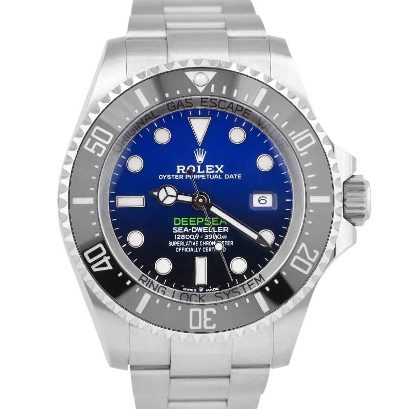 Bold Watches for Fashionable Men-Rolex Sea-Dweller Deepsea JAMES CAMERON Blue Black 44mm 126660 Dive Date Watch