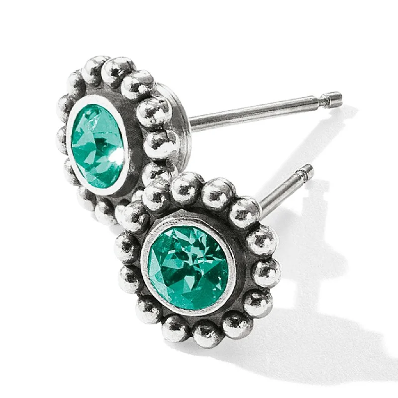 Neon Earrings for Parties-Brighton : Twinkle Mini Post Earrings in Emerald