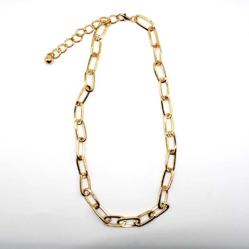 Luxury Gold Necklace for Weddings-Ronnie Necklace