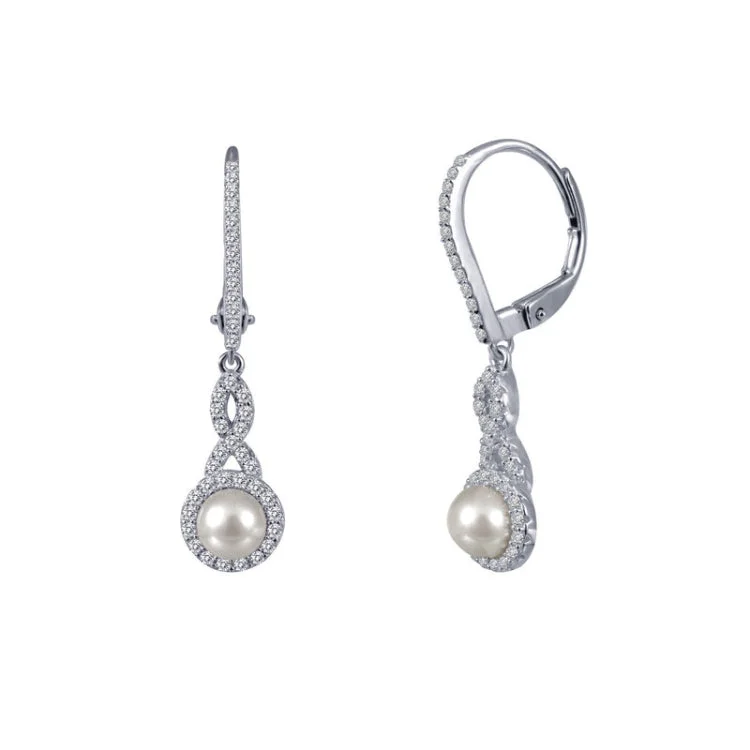 Dangle Earrings for Women-Cultured Freshwater Pearl Earrings